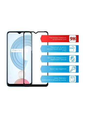 Скло захисне (m422195) ACCLAB Full Glue Realme C21Y (367064406)