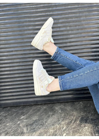 КРОСІВКИ ЖІНОЧІ ADIDAS FORUM 84 LOW OF WHITE АДІДАС ФОРУМ 84 No Brand бежеві демісезони (369388826)