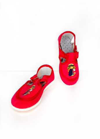 Текстильні капці 24 р 15 см червоний артикул П17 Берегиня (294755512)