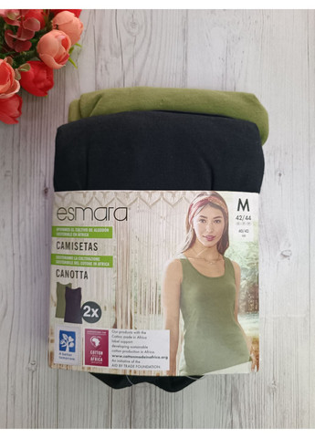 Жіноча майка набір 2 шт Esmara — 349360207