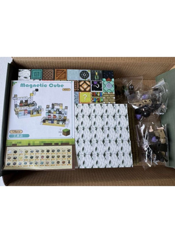 Магнітний конструктор для дітей Magnetic Cube Інструментальний Цех 128шт (2104618678) No Brand (357209797)