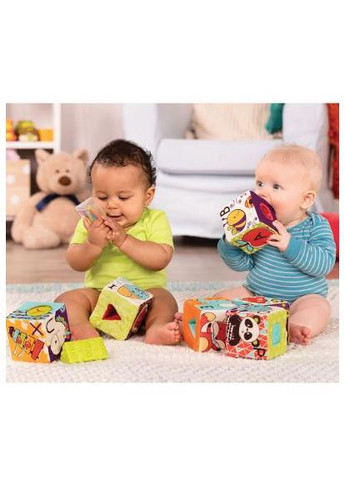 Развивающая игрушка (BX1661Z) Battat мягкие кубики-сортеры ABC S2 (366657040)