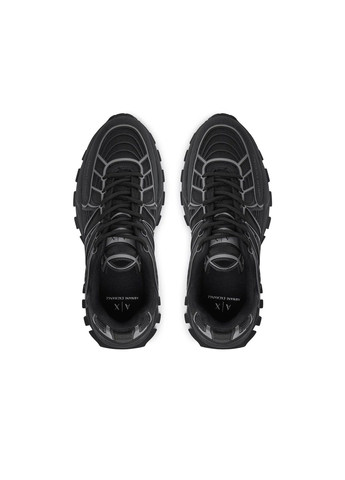 Черные кроссовки мужские sneakers black xux238-xv907-u314 Armani Exchange