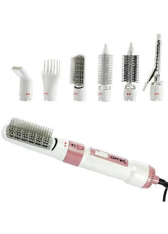 Щётка-фен для волос с ионизацией 1200 Вт розовый (2104618631) Gemei GM-4836 (351363071)