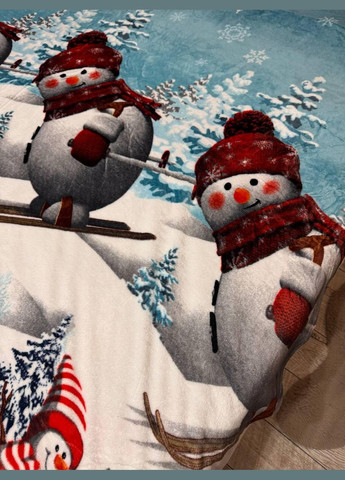 Плед флісовий 200х220 см Різнокольоровий (П4К-al-ng-pled-005) No Brand (308754429)