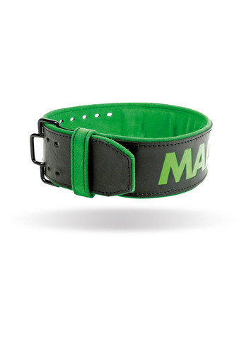 Пояс для важкої атлетики MFB-302 Quick Release Belt шкіряний Black/Green (A-012785) Mad Max (314810694)