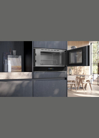 Мікрохвильова піч вбудована, 21л, електр. управл., 900Вт, гриль, дисплей, Siemens (315434864)