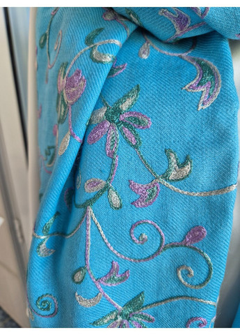 Шарф-палантин жіночий весна-осінь з вишивкою та китицями No Brand (365775346)