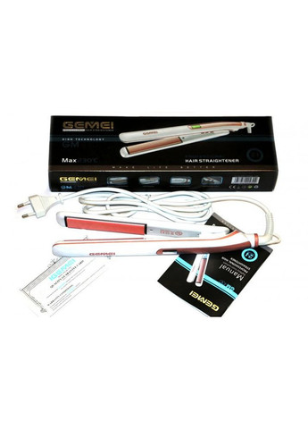 Профессиональный утюжок выпрямитель GM-430 42 Вт Щипцы стайлер с керамическим покрытием Gemei (296925600)