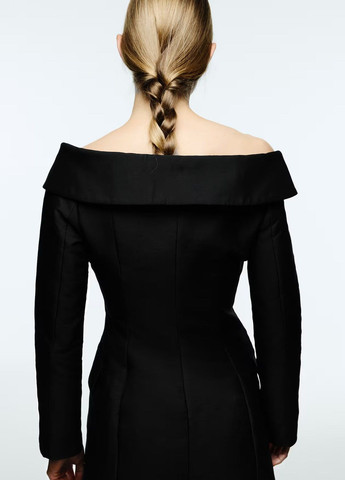 Чорна ділова сукня H&M однотонна