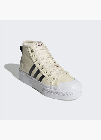 Кеди жіночі Nizza Platform Mid W Beige H00641 adidas бежеві (335012530)