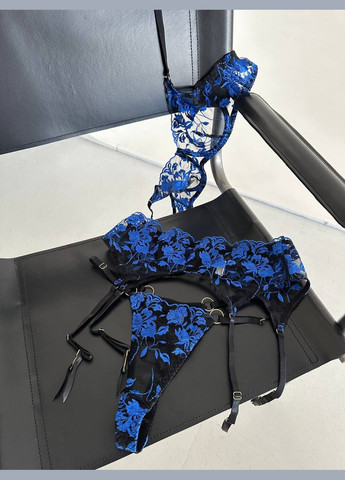 Синий комплект нижнего белья Domino