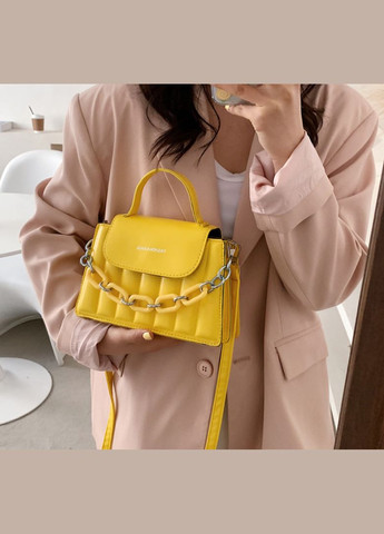 Модная маленькая женская сумочка клатч с цепочкой, черная мини сумка стеганная сумка-клатч женский No Brand (334729911)