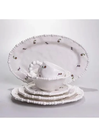 Столовый сервиз фарфоровый Pearl 32 предмета на 6 персон No Brand (376733464)