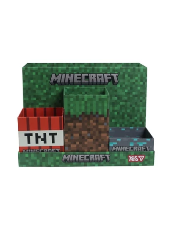 Органайзер настольный " "/708603/ "Minecraft", картон, зеленый (1/12) Yes (393781078)