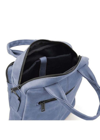 Сумка планшет через плечо мужская из натуральной кожи средняя Синий 36874 TARWA (353690161)