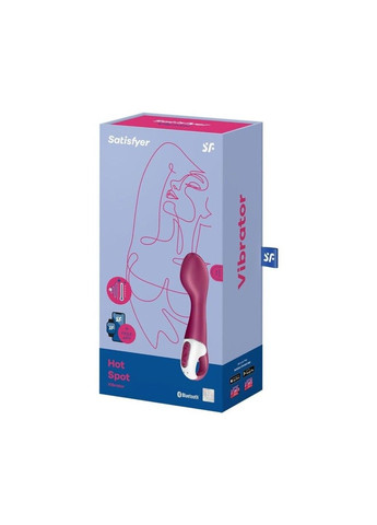 Смарт вибратор точки G Hot Spot с функцией подогрева Satisfyer (316231851)
