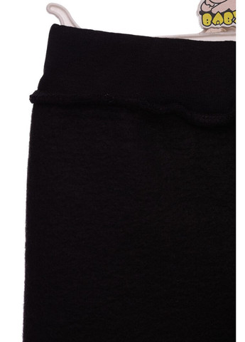 Лосины на флисе для девочки черные 104 см (51666) BABYKROHA (315721101)