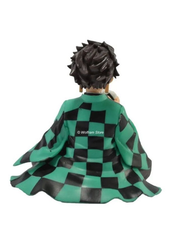 Фигурка Камадо Танджиро 13 см Demon Slayer Kimetsu no Yaiba аниме статуэтка ПВХ сидящая коллекционная No Brand (362682234)