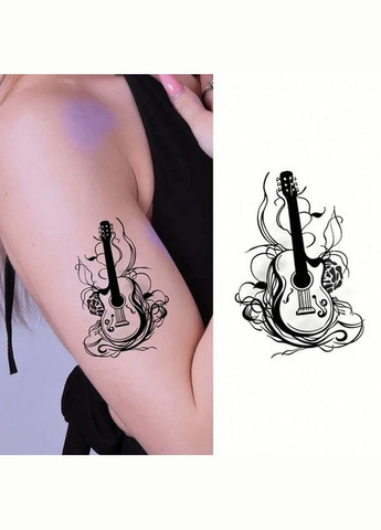 Набір дитячих тимчасових татуювань "Чорні міні №4" black-tattoo-mini-set-4-H No Brand (354762454)