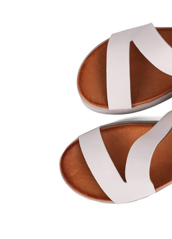 Молочные женские сандалии 03-2836 рисовая кожа Attizzare