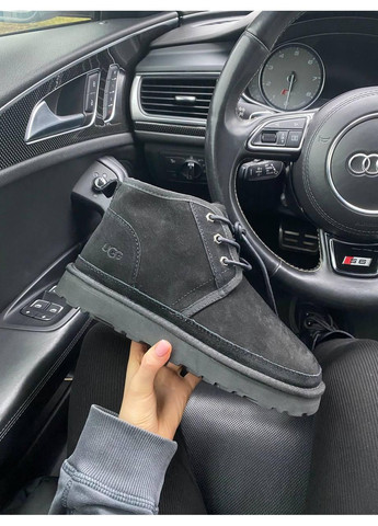 Угі Жіночі UGG Neumel Black (Замша) (366196706)