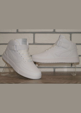 Хайтопи підліткові демісезонні / Черевики підліткові демісезонні білі FDEK (346753774)