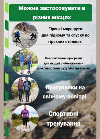 Трекинговые палки 9109 Fika Black/Red 60-135 см (пара) + 2-е пары сапог + чехол PowerPlay (320676482)