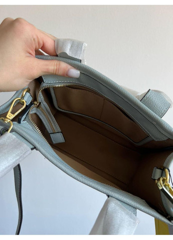 Сумка жіноча The Leather Small Tote Bag Blue No Brand (355343291)