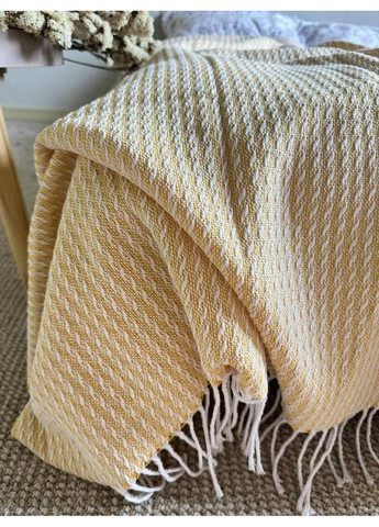 Плед Latvia хлопковый с бахромой Lanavitta (361852555)