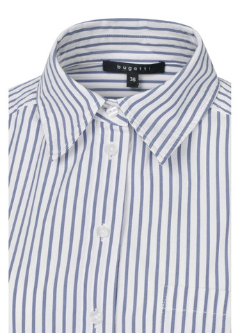 Блакитна жіноча сорочка блакитна на запах Bugatti