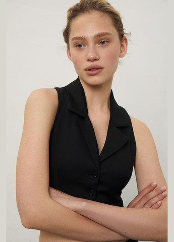 Жилет укороченный Шоколадный 718 Papaya (296033330)