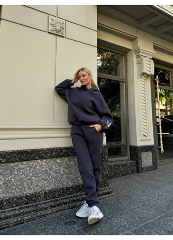 Стильный костюм с двойным капюшоном и объемным тощи • вышивка “Колосок” • регулируемая длина кофты • ЗАМЕРЫ В ОПИСАНИИ Vione (370986007)