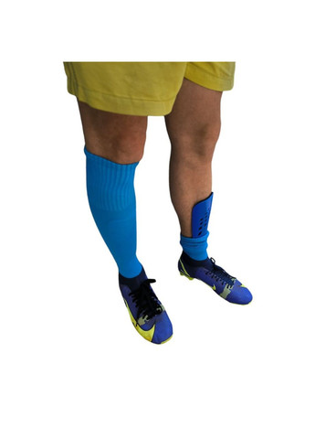 Футбольні щитки RHOMBUS розмір M F654-M blue сині SNS (316141651)