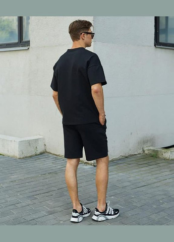 Черная легкая футболка с логотипом adidas с коротким рукавом Vakko