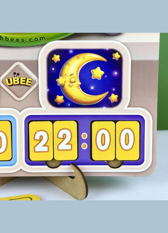 Развивающая игра Часы - Учим время (ПСД279) PSD279 Ubumblebees (363123157)