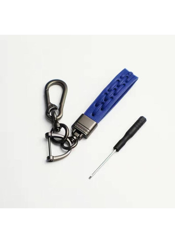 Брелок для ключів з Плетеної Шкіри – Чорний No Brand (292867197)