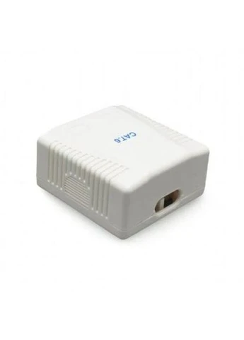 Розетка RJ45 (мережева), 2-портова FTP, біла, 6E категорія, (NCAC-2F6-01) NCAC-2F6-01 Cablexpert (395347736)