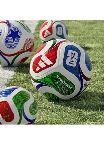 Мяч футбольный FIFA World Cup 26 Trionda League Белый, Синий, Зеленый adidas (395626463)