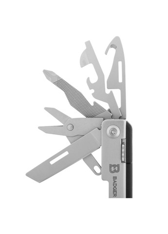 Мультитул Stream 12 Инструментов Серый BO-MLT-STR Badger Outdoor (362452693)