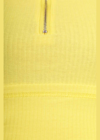 Жовта літня футболка жіноча з коротким рукавом No Brand