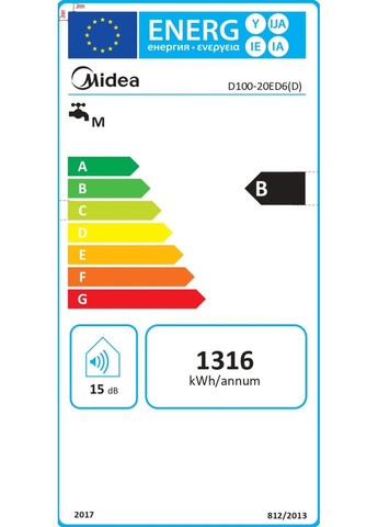 Водонагреватель D80-20ED6(D) Midea