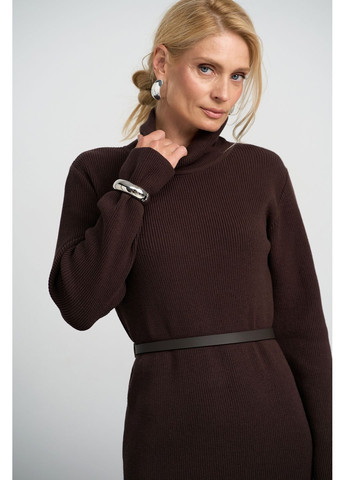 Темно-коричневое платье 2864 Triko Bakh