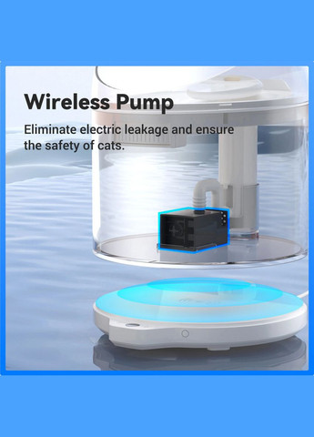 Поїлка Wireless Pump & Ultra-Filtration Water Fountain - PURE 2 (6972884750736) CATLINK (303613441)