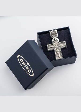 Православный крест из серебра 131924 Oniks (264022473)