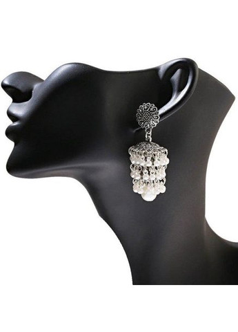 Великі індійські сережки джумки дзвоники, важкі,4671 Fashion Jewelry (336949520)