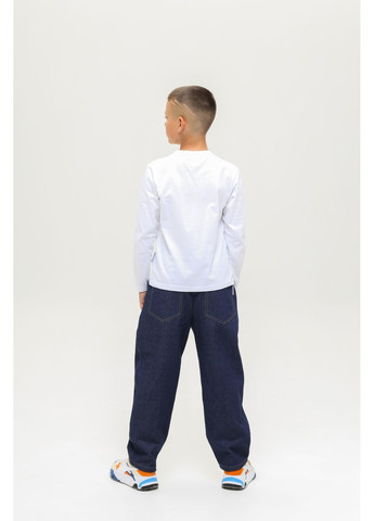 Белая демисезонная футболка с рукавом "джек" белый образец NEWGEN