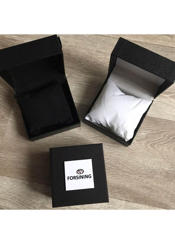 Мужские механические часы с аналоговым механизмом эко-кожа премиум качестваные наручные часы Forsining (363135726)