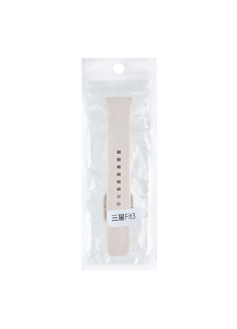 Ремешок для Samsung Galaxy Fit 3 (R390) Silicone Цвет Nebula Powder No Brand Samsung Galaxy Fit 3 (R390) (340913727)