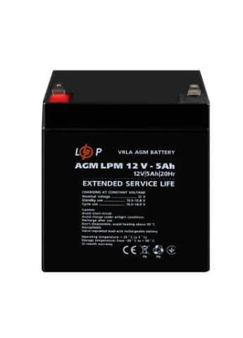 Аккумулятор AGM LPM 12V – 5 Ah LogicPower (341311621)